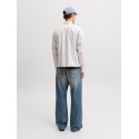 JACK & JONES Austin clean ternet langærmet skjorte - Snow White
