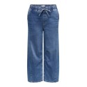 ONLY CARMAKOMA Ziva pull-up barrel denim jeans - Medium Blue Denim