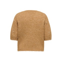 ONLY CARMAKOMA Dolly peal strikbluse - Foxtrot