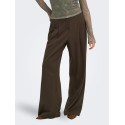 ONLY Palino mid waist wide pleat bukser - Delicioso