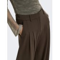 ONLY Palino mid waist wide pleat bukser - Delicioso