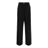 ONLY Palino mid waist wide pleat bukser - Black