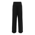 ONLY Palino mid waist wide pleat bukser - Black