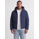 JACK & JONES PLUS Galaxy puffer jakke - Sky Captain