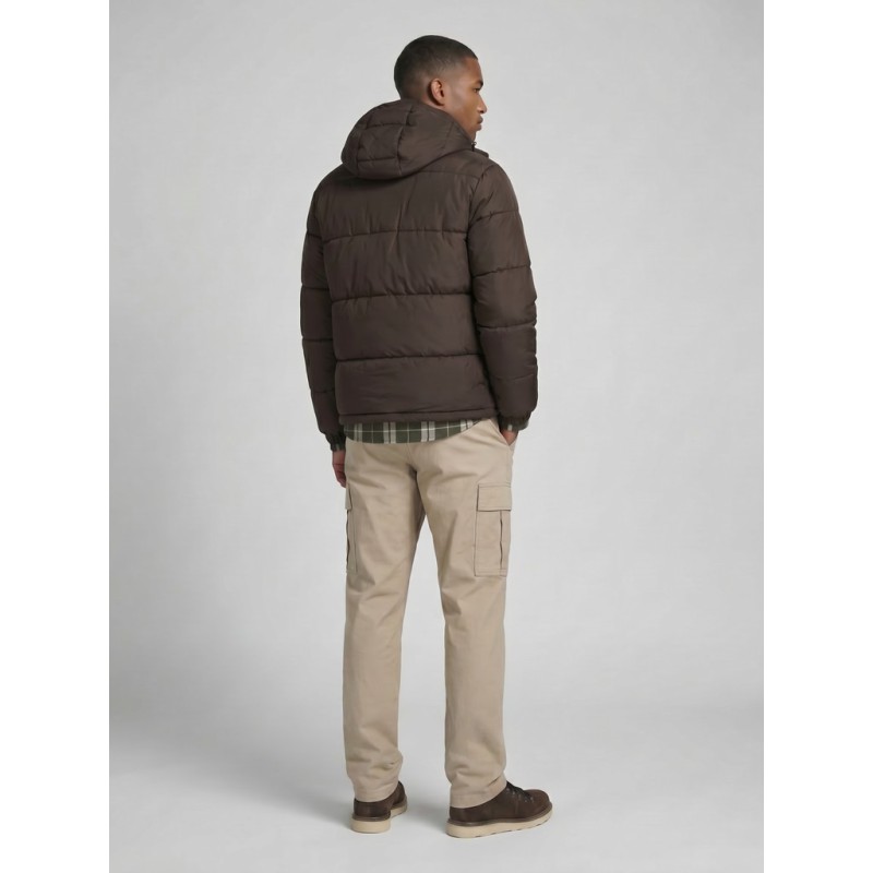 JJ Rebel logo puffer hood jakke - Delicioso
