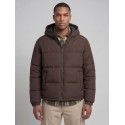 JJ Rebel logo puffer hood jakke - Delicioso