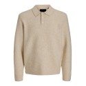 JACK & JONES Blasimon souffle strikpolo - Ancient Scroll