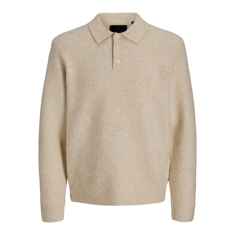 JACK & JONES Blasimon souffle strikpolo - Ancient Scroll