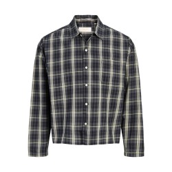 JACK & JONES Austin clean ternet langærmet skjorte - Black