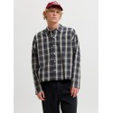 JACK & JONES Austin clean ternet langærmet skjorte - Black