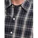 JACK & JONES Austin clean ternet langærmet skjorte - Black