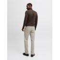 JACK & JONES Emil roll neck striktrøje - Mulch