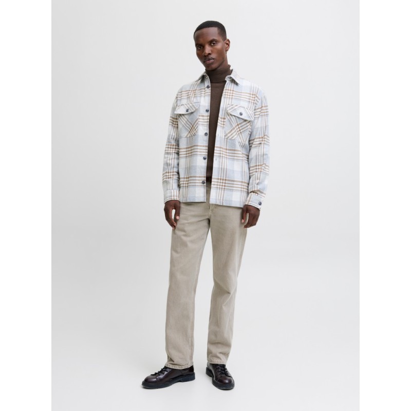 JACK & JONES Emil roll neck striktrøje - Mulch