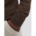 JACK & JONES Emil roll neck striktrøje - Mulch