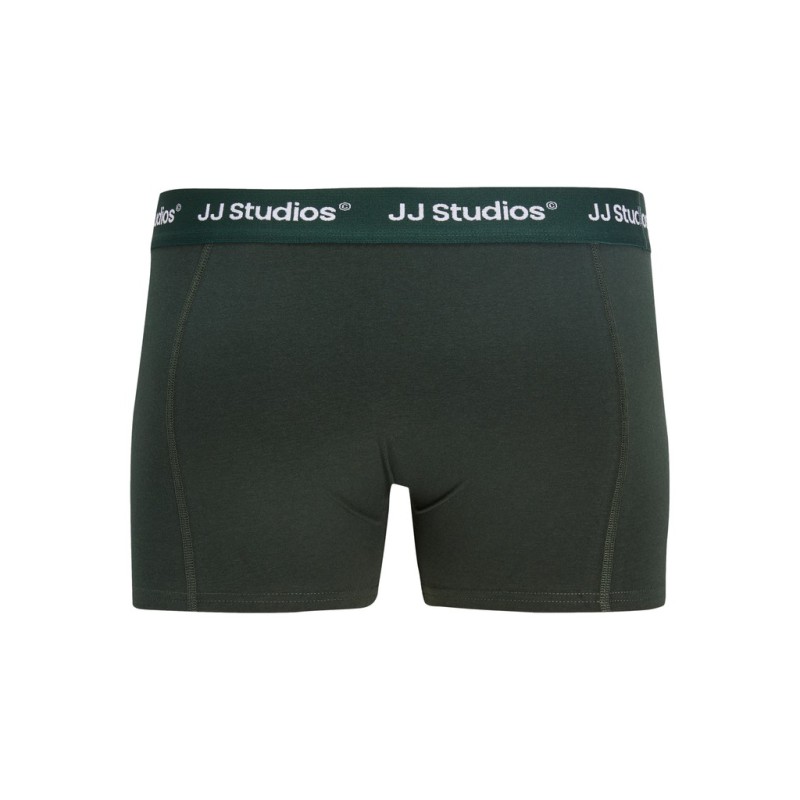 JACK & JONES JUNIOR Soho solid underbukser 3 pak - Black / Pack:DGM - Scarab