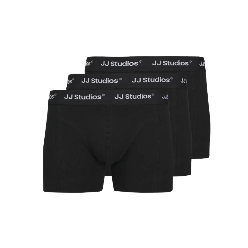 JACK & JONES JUNIOR Soho solid underbukser 3 pak - Black / Pack: Black - Black