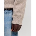 JACK & JONES Legacy jacquard striktrøje -  Pure Cashmere