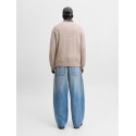 JACK & JONES Legacy jacquard striktrøje -  Pure Cashmere