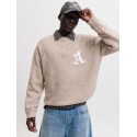 JACK & JONES Legacy jacquard striktrøje -  Pure Cashmere