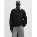 JACK & JONES Legacy jacquard striktrøje - Black