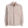 JACK & JONES Regent langærmet overshirt - Oatmeal