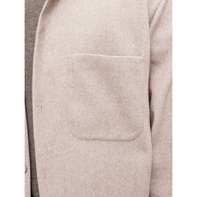 JACK & JONES Regent langærmet overshirt - Oatmeal