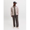 JACK & JONES Regent langærmet overshirt - Oatmeal