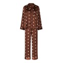 PIECES Jytte satin night set - Chicory Coffee
