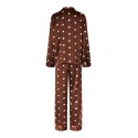 PIECES Jytte satin night set - Chicory Coffee