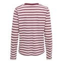 JDY Pisa langærmet print bluse - Chalk Pink