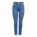 JDY Frida high waist skinny denim jeans - Medium Blue Denim