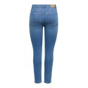 JDY Frida high waist skinny denim jeans - Medium Blue Denim
