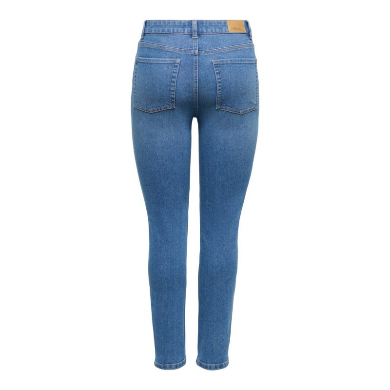 JDY Frida high waist skinny denim jeans - Medium Blue Denim