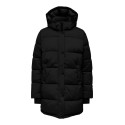 ONLY Ann premium mid-long pufferfrakke - Black