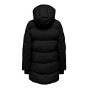 ONLY Ann premium mid-long pufferfrakke - Black