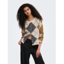 ONLY Noeme langærmet strikcardigan - Oatmeal