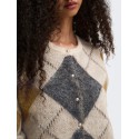 ONLY Noeme langærmet strikcardigan - Oatmeal