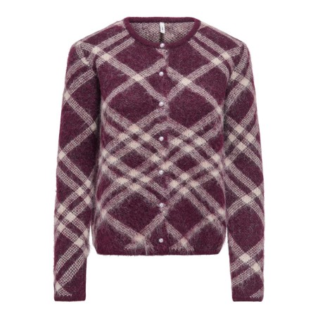 ONLY Noeme langærmet strikcardigan - Fig