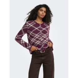 ONLY Noeme langærmet strikcardigan - Fig