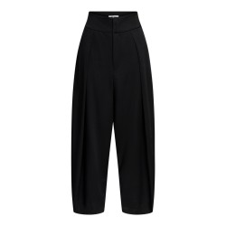 ONLY Disia high waist balloon pleat bukser - Black