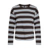 ONLY New soph langærmet Bluse - Black Coffee / Soft Chambray / Birch
