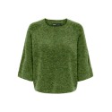 ONLY Simoni 3/4 strik pullover - Forest Night / Melange