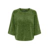 ONLY Simoni 3/4 strik pullover - Forest Night / Melange