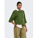 ONLY Simoni 3/4 strik pullover - Forest Night / Melange