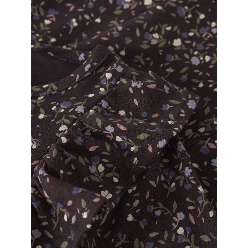 NAME IT MINI pige - Oceana langærmet bluse - Chocolate Plum