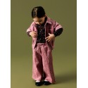 NAME IT MINI pige - Oceana langærmet bluse - Chocolate Plum