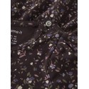 NAME IT BABY pige - Oceana langærmet kjole - Chocolate Plum