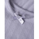 NAME IT MINI pige - Folene langærmet slim bluse - Heirloom Lilac