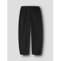 LMTD Luis low waist balloon bukser - Black