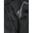 LMTD Barina langærmet kort jakke - Dark Grey Melange